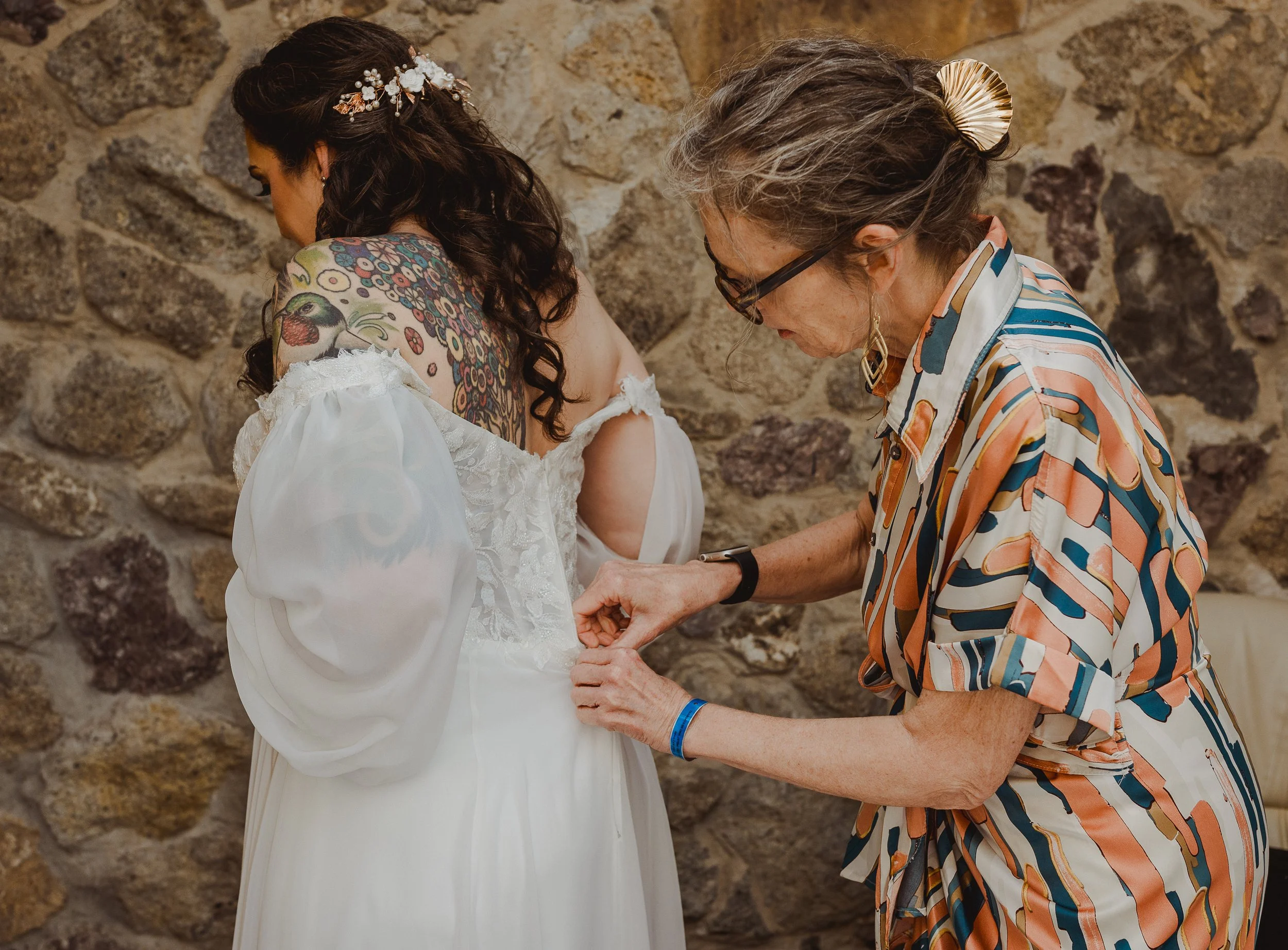 Finishing touches prep pre wedding