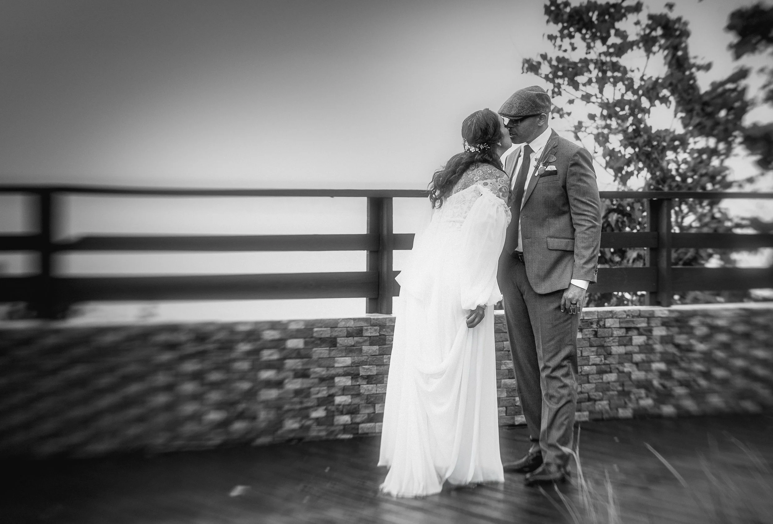 Intimate wedding in Rincon Puerto Rico with tropical scenery and sunset photography by Karen Fabiola Photo