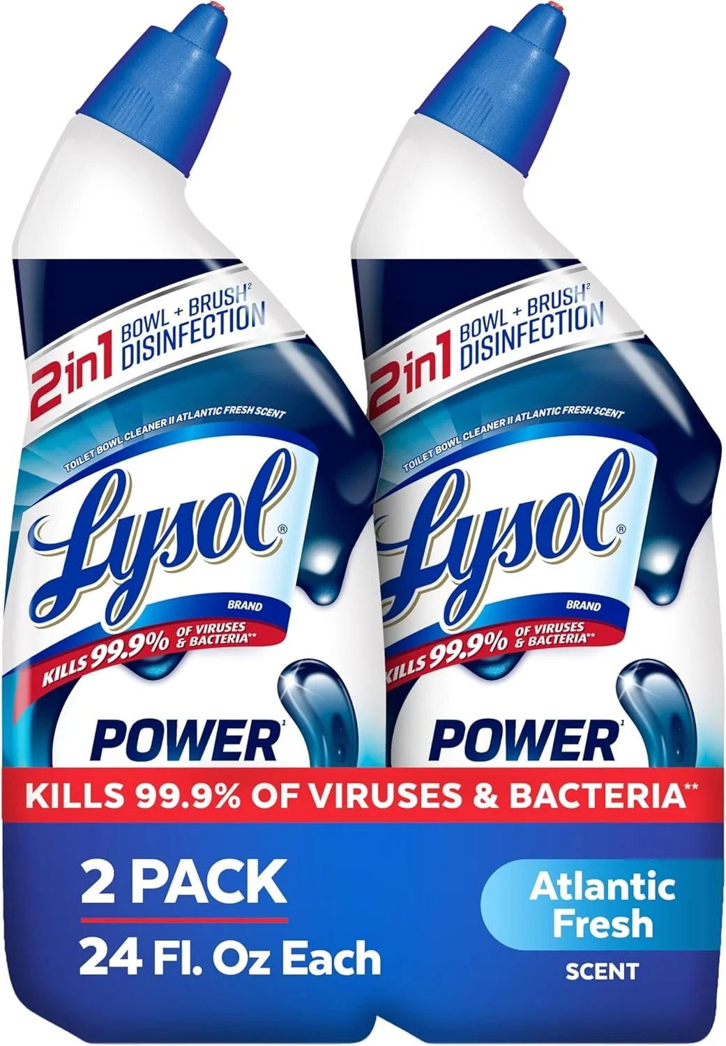 Lysol Toilet Bowl Cleaner, Max Strength Toilet Bowl Cleaner Clinging Gel