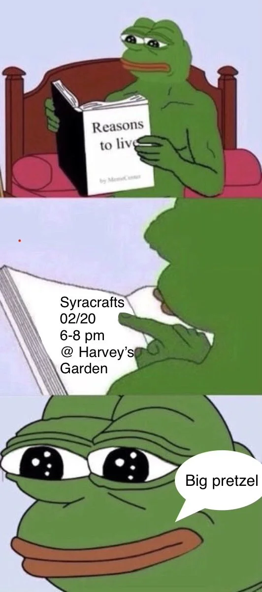 Syracrafts at Harvey's Garden