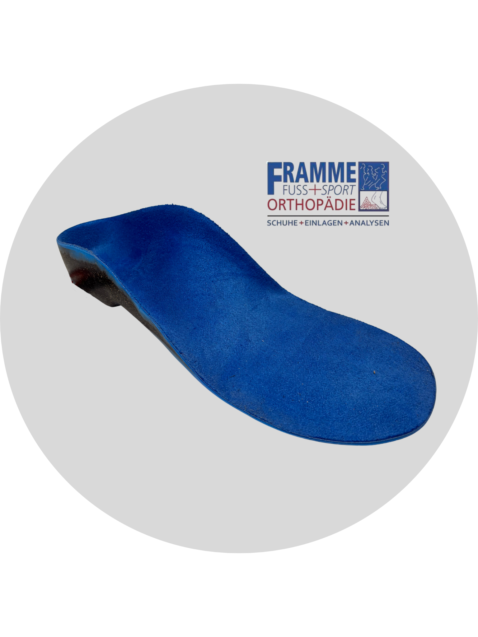 Eine Kinderschalen Einlage die den kindlichen Fuß stabilisiert und so lotgerecht aufbaut