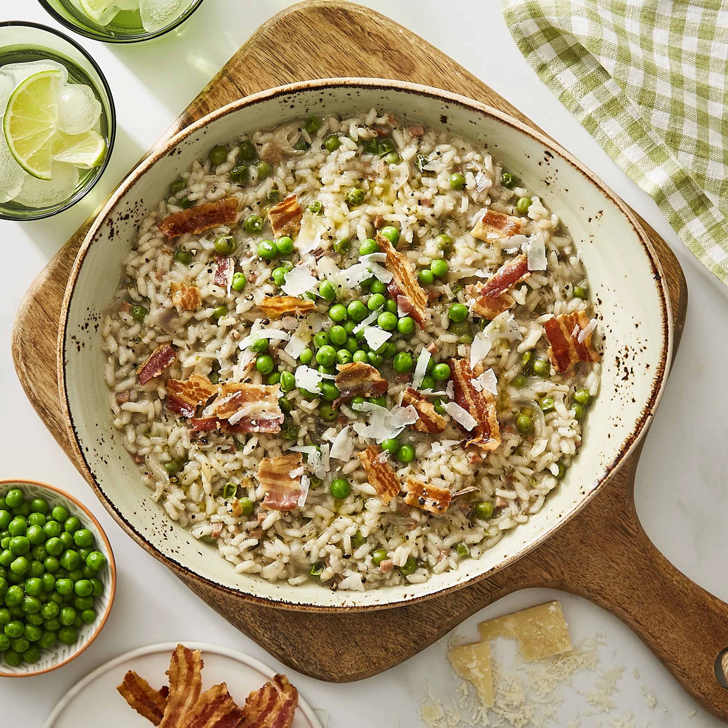 Pea and Ham Risotto Overhead.jpg