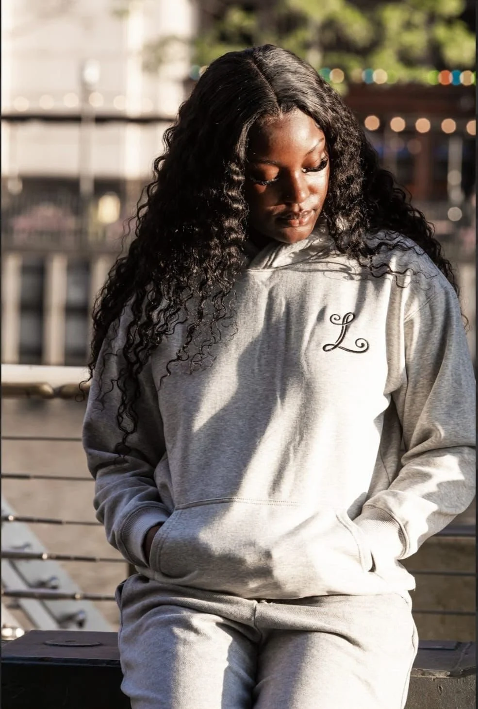 Grey Lux Hoodie