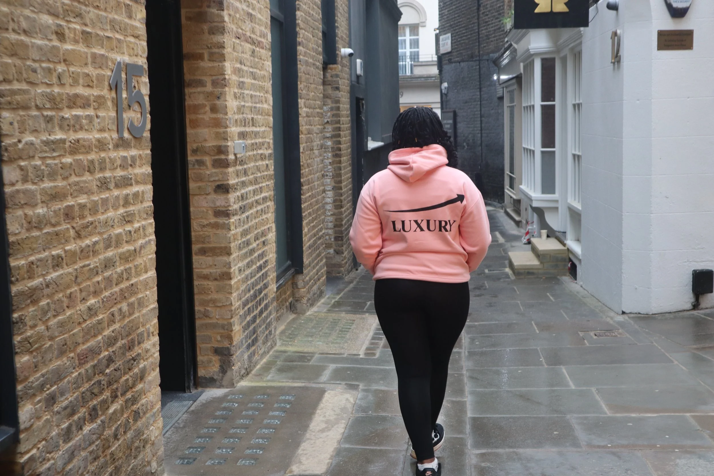 Baby Pink Lux Hoodie