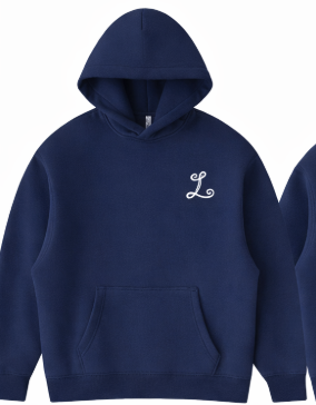 Navy Blue Lux Hoodie(Not In Stock !!!!!)