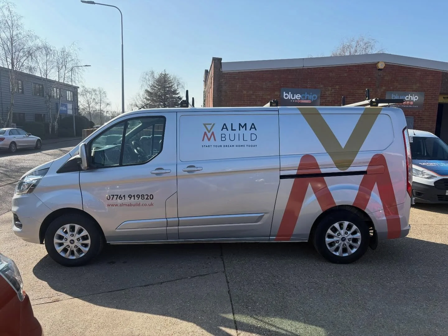 Fresh wrap. Fresh look. Same quality work. 🚐

The Alma Build van is ready for the road and ready for the next project. Thanks @bluechipwraps 

📞 07761 919820
🌐 almabuild.co.uk

#AlmaBuild #BuildingWork #HomeProjects #VanWrap