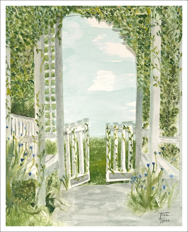 Garden Trellis (Giclée Reproduction)