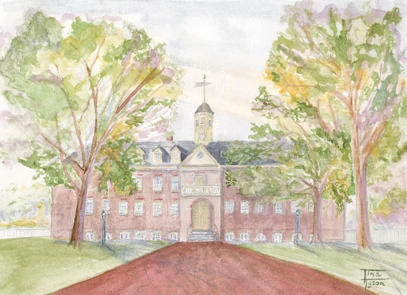 The Wren Building on the Campus of William and Mary (Giclée Reproduction)