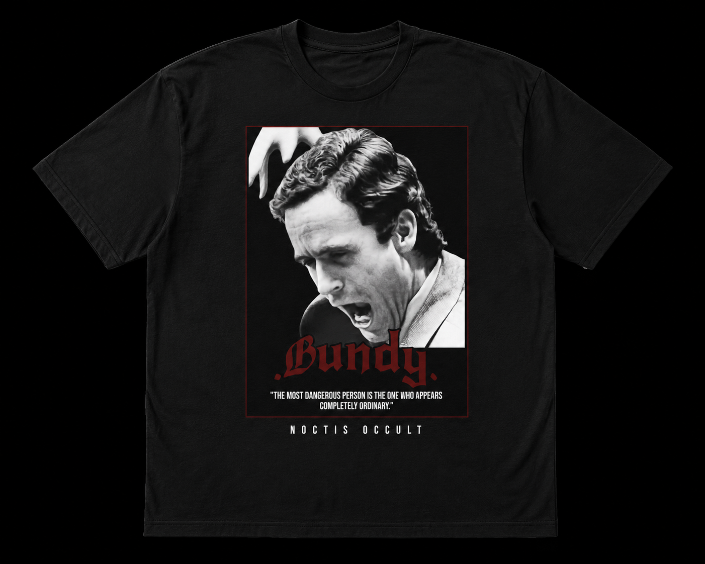 Ted Bundy tee - faces of infamy