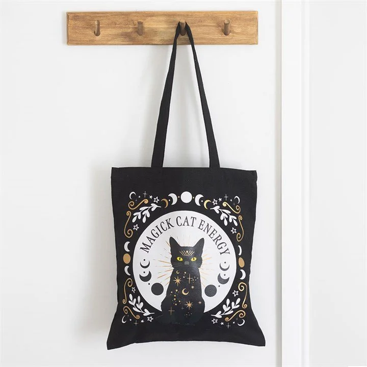 Magick Cat Energy Tote Bag