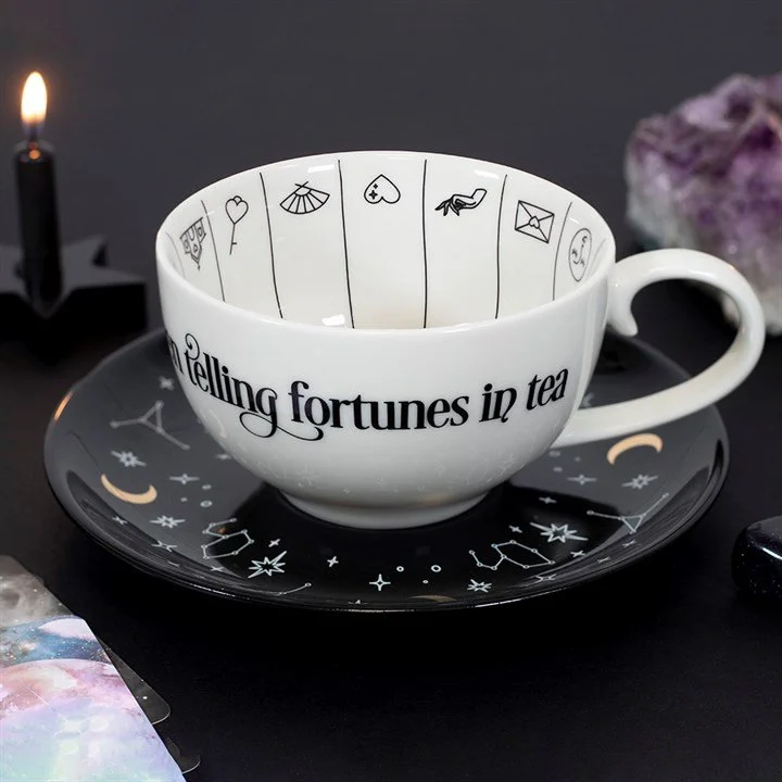 Tea Leaf Reading Cup & Saucer Set