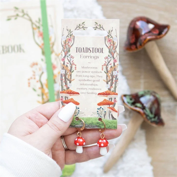 Enchanted Toadstool Earrings