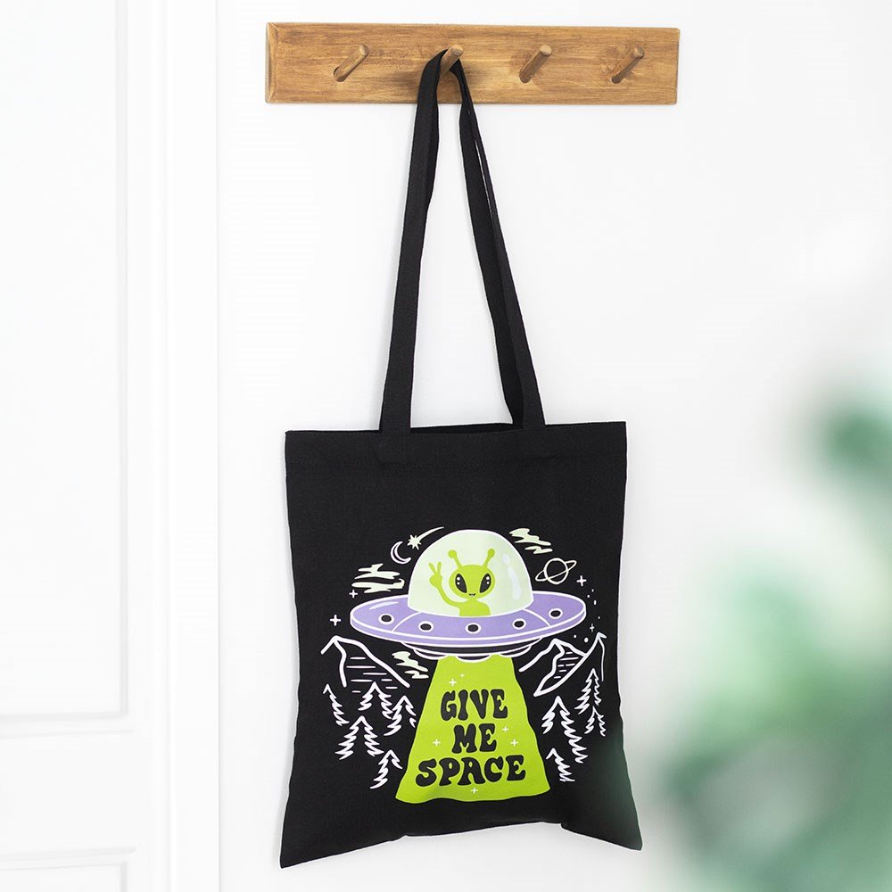 'Give Me Space' Alien Tote Bag