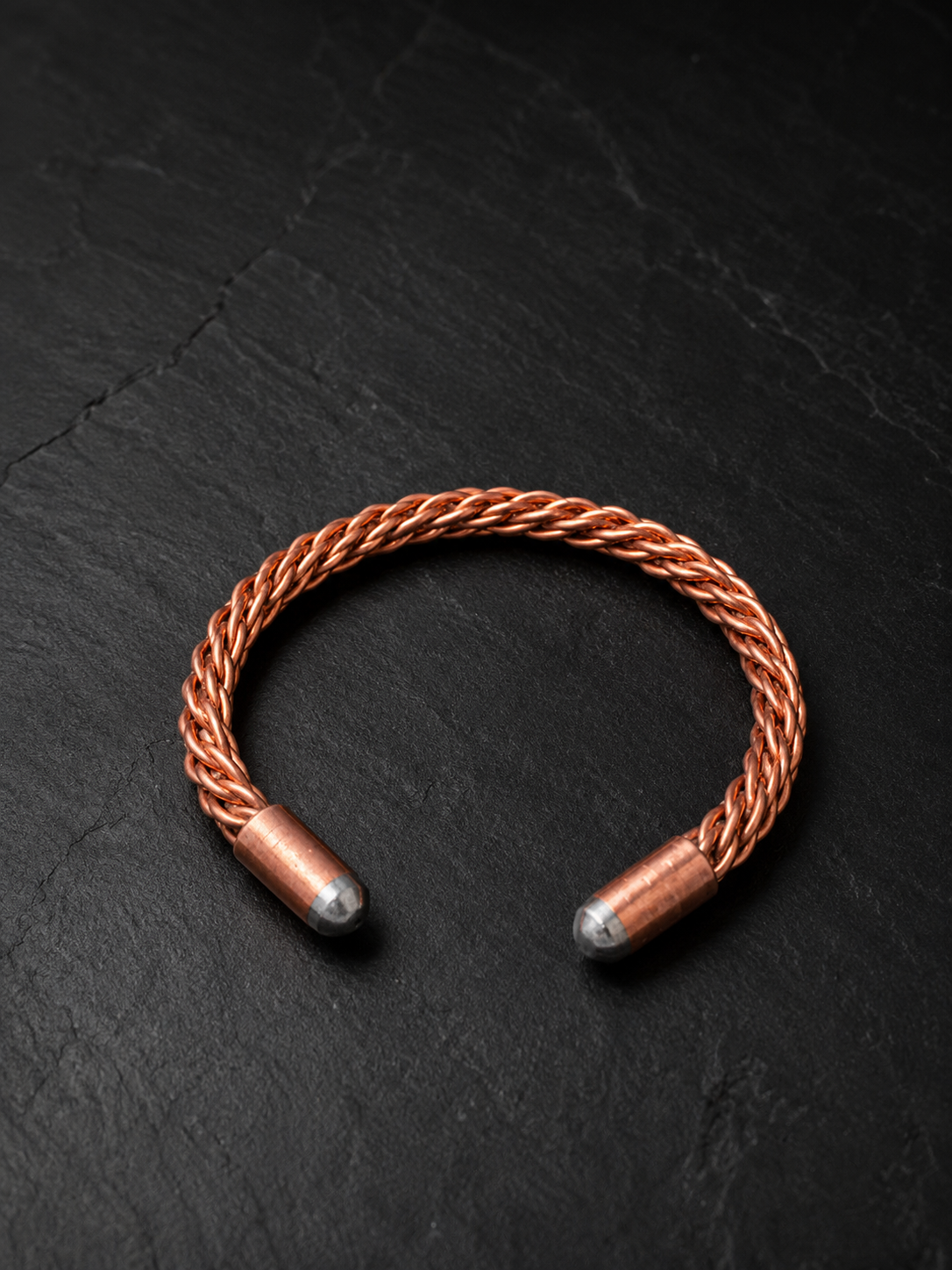 Handwoven Copper Cuff Bracelet