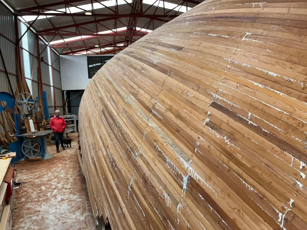 The planking is completed