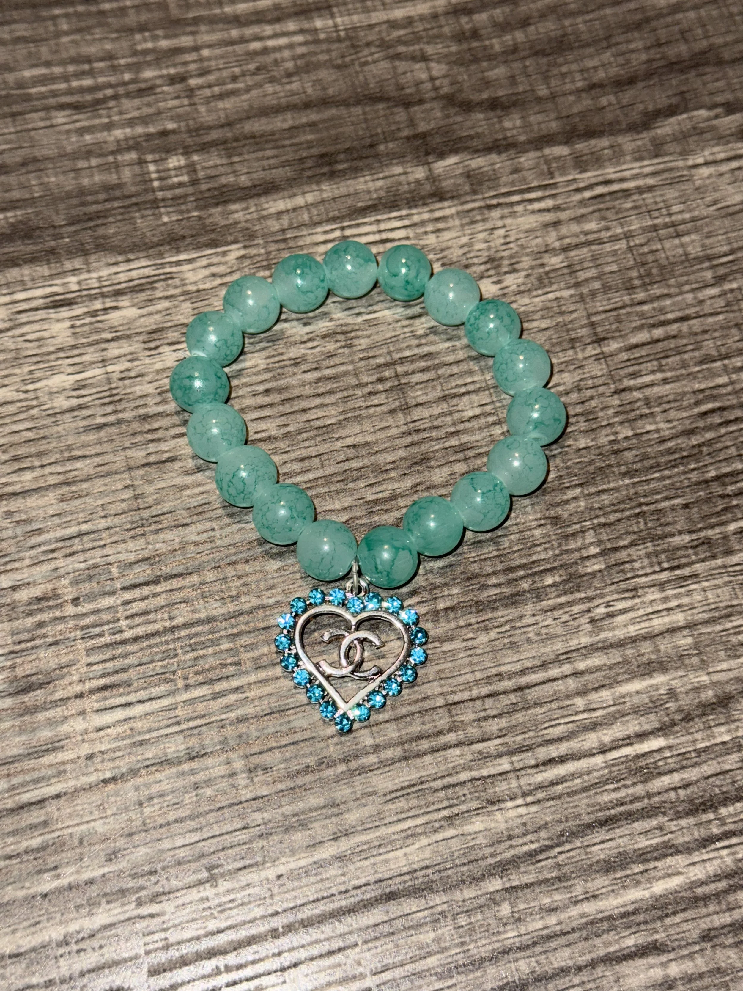 Aquamarine Charm Bracelet