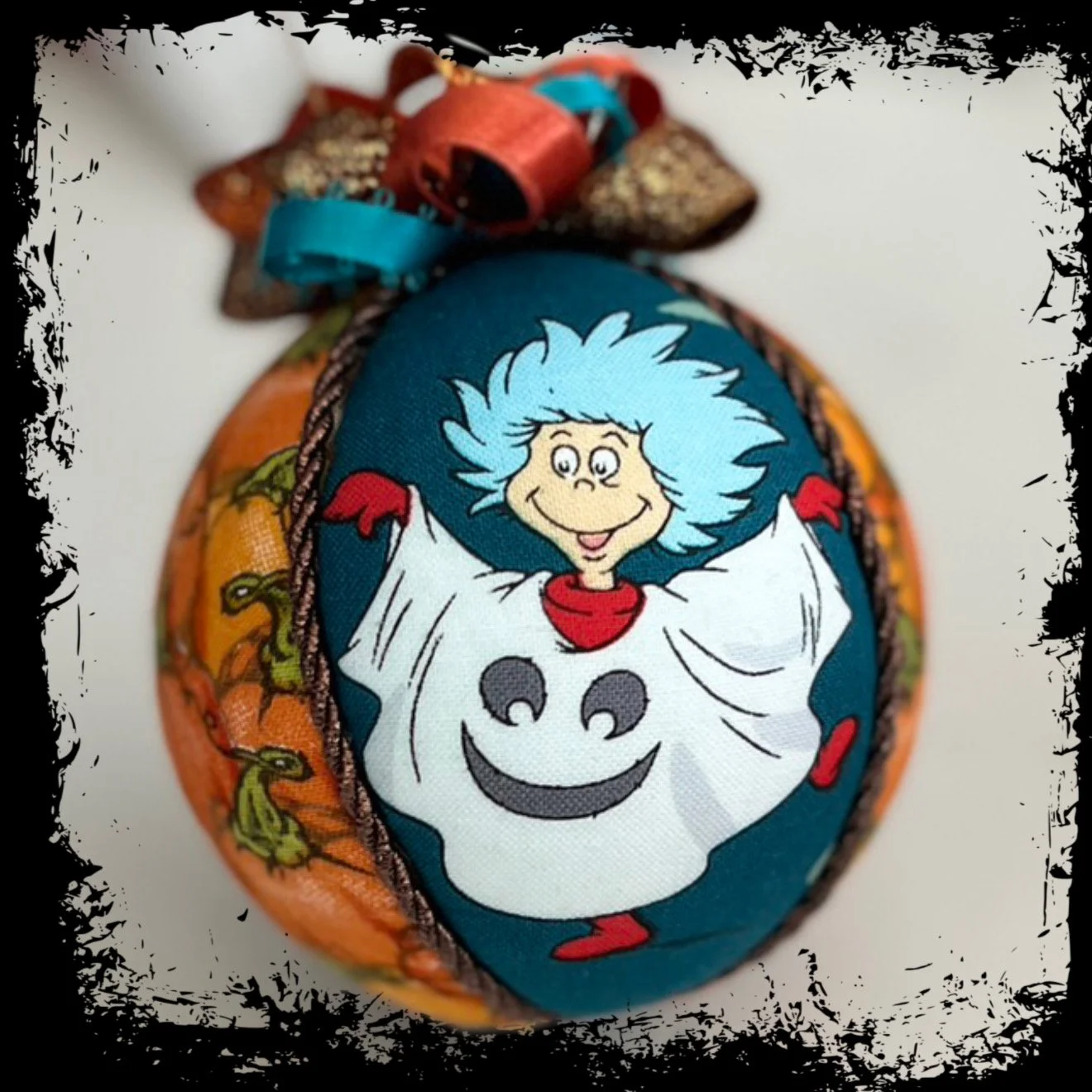 Thing 1 & Thing 2 Ghost Halloween Ornament