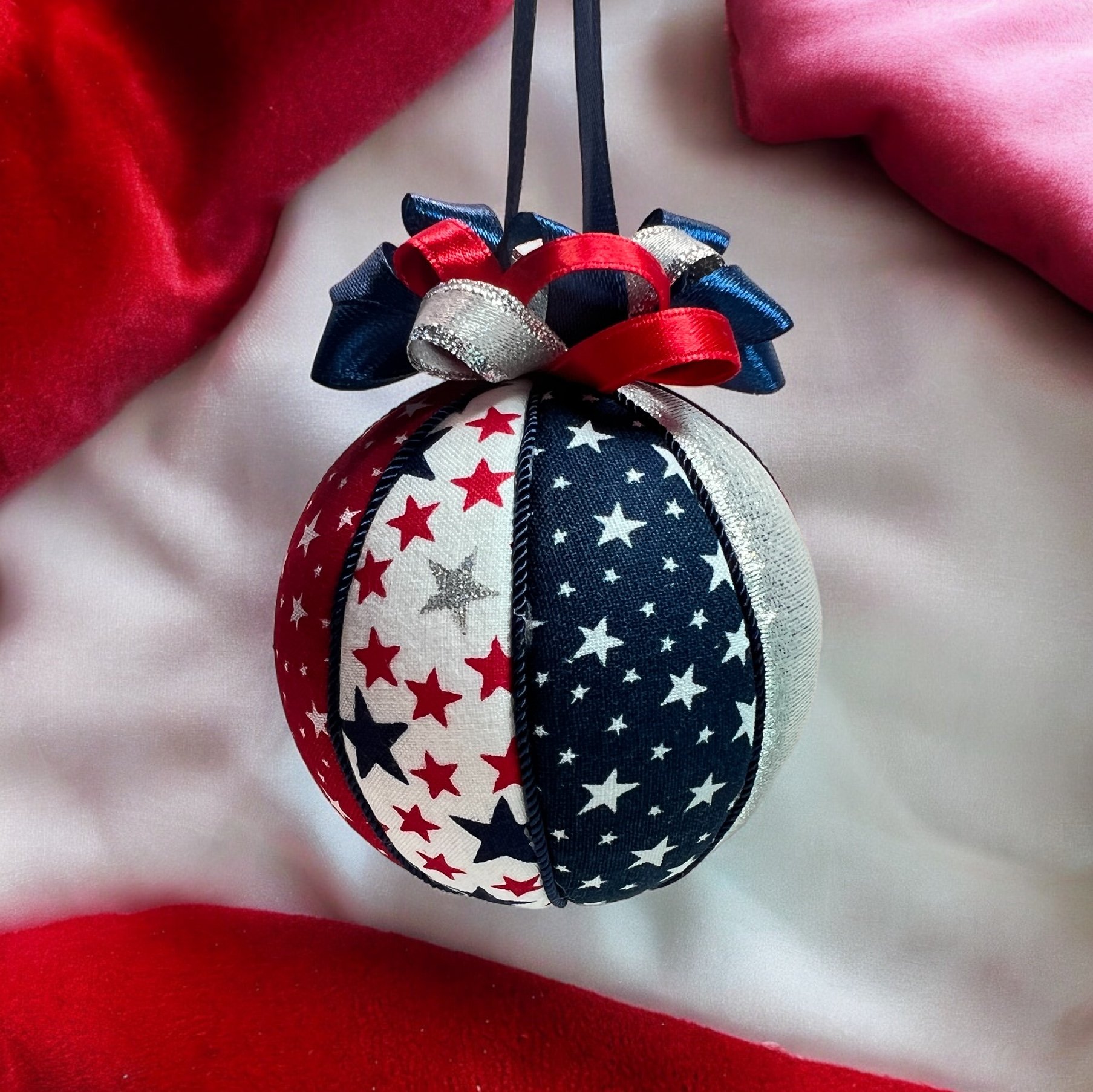Patriotic Star-Spangled Ornament