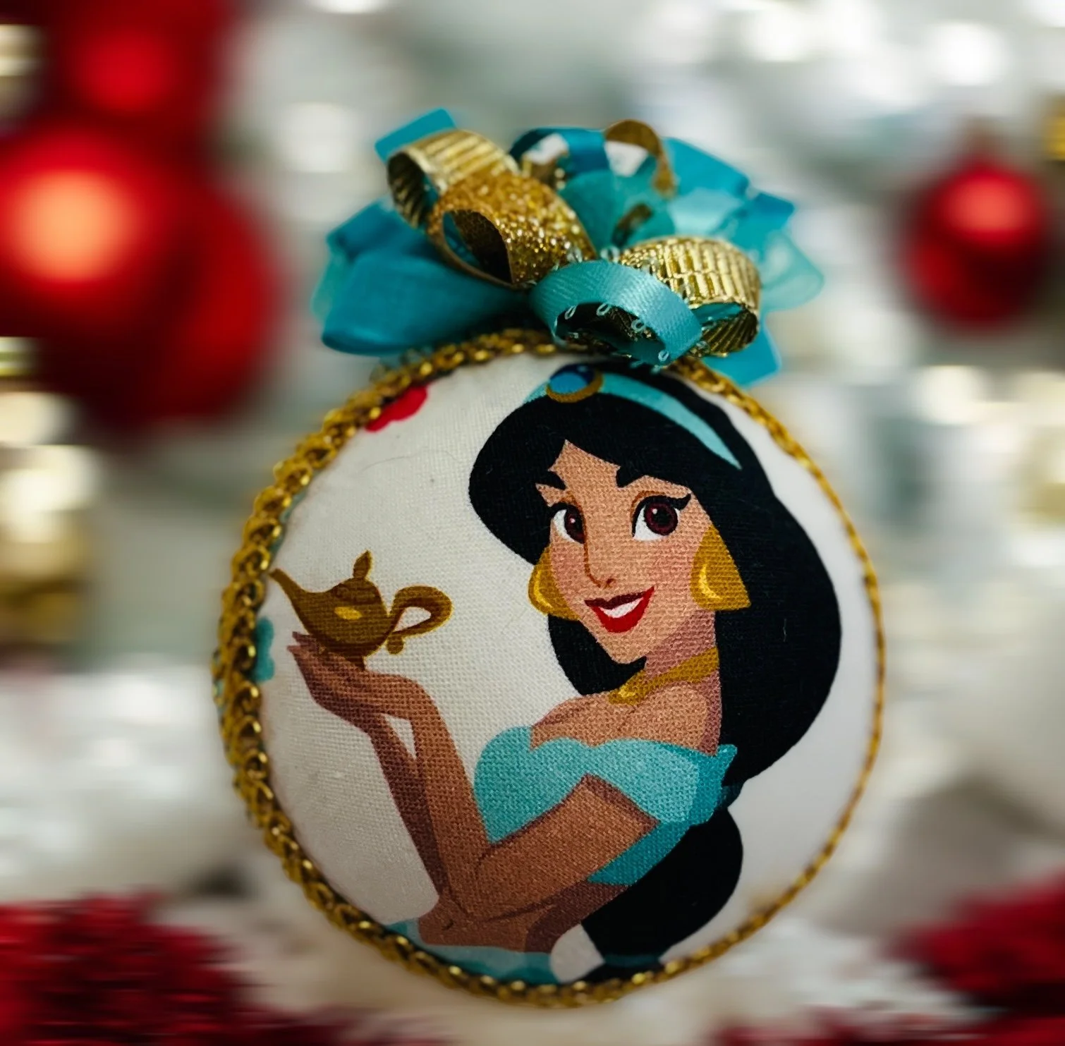 Jasmine with the Genie Lamp Ornament