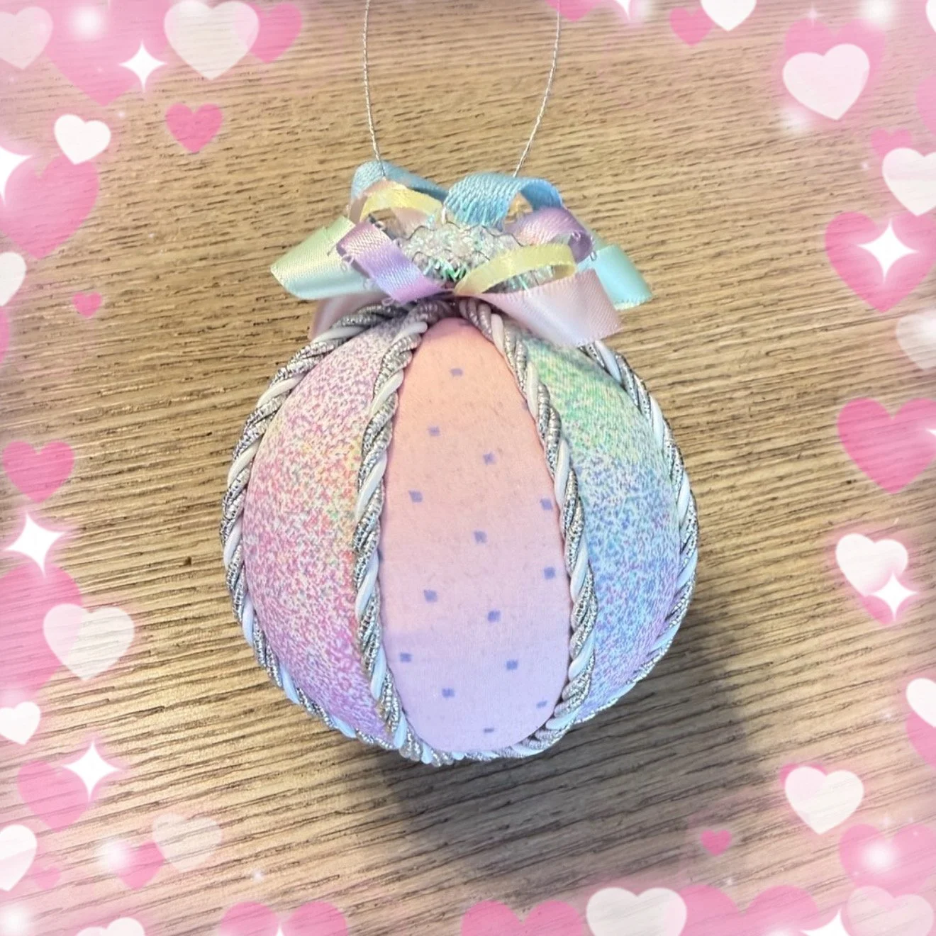 Pretty Pastel Ombre Ornament