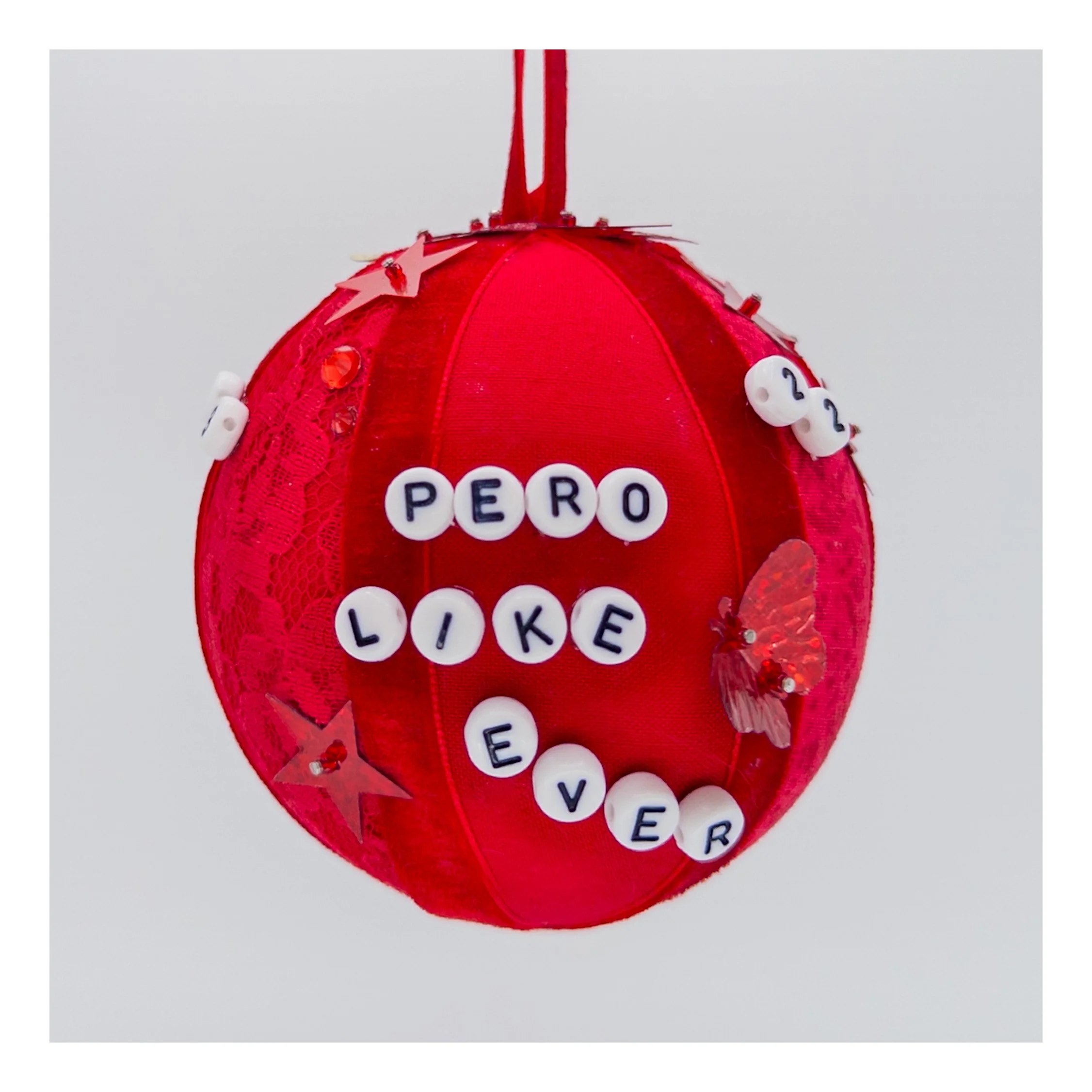 Red Album Inspired Ornament
