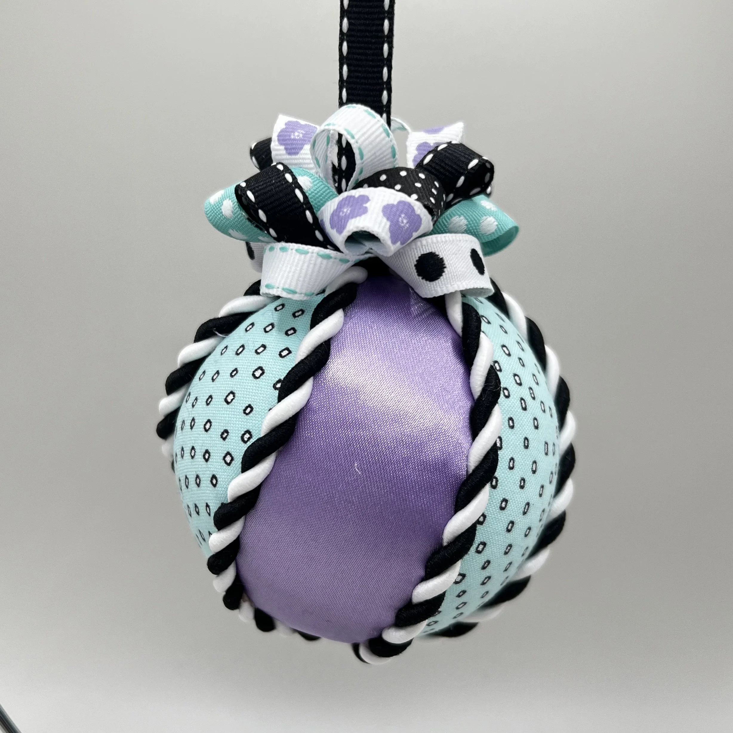 Lavender & Turquoise Whimsy Ornament