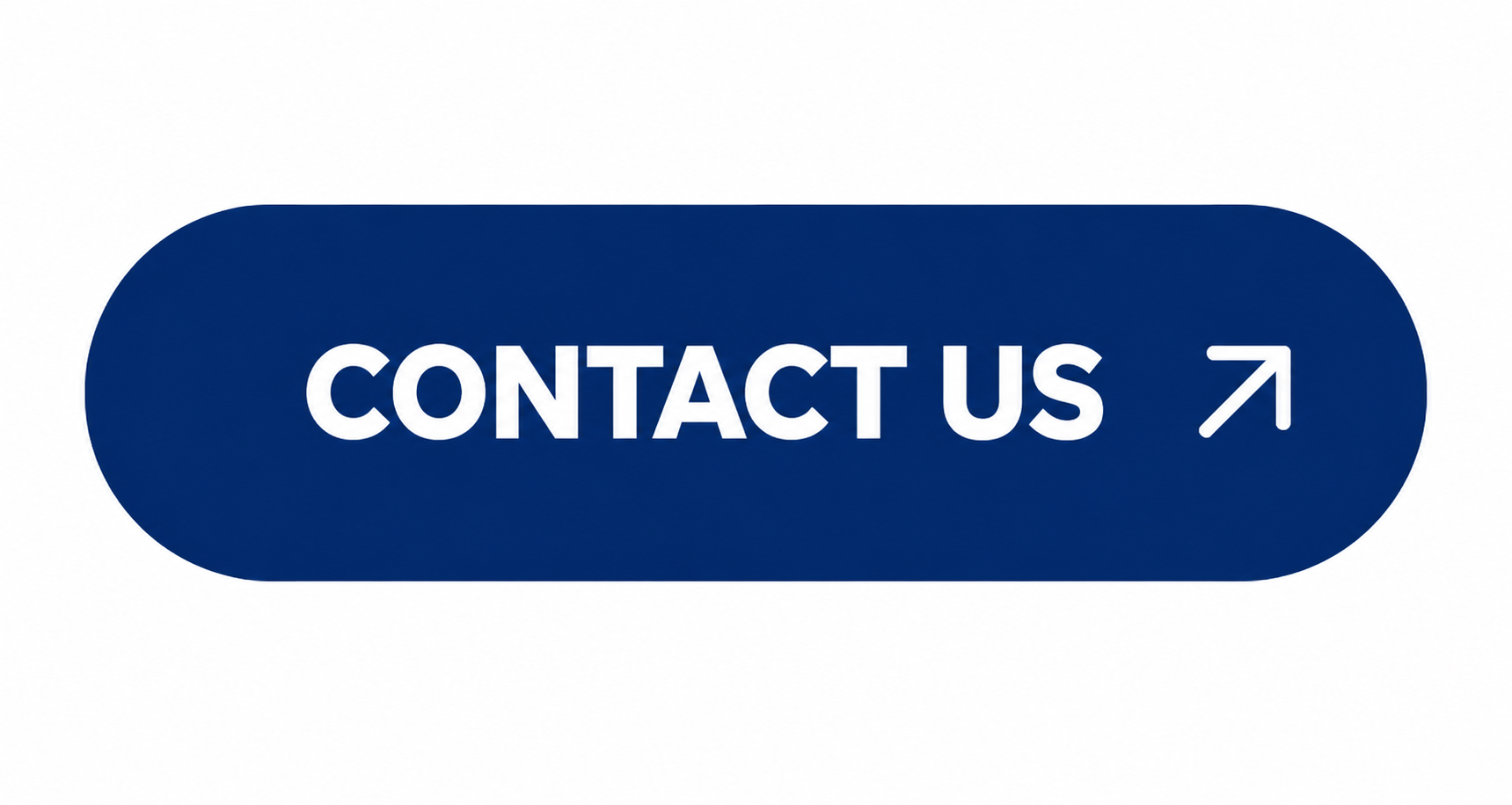 Blue oval button with white text that says 'Contact Us' and an upward right arrow.