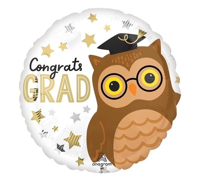 18" Graduation Owl
