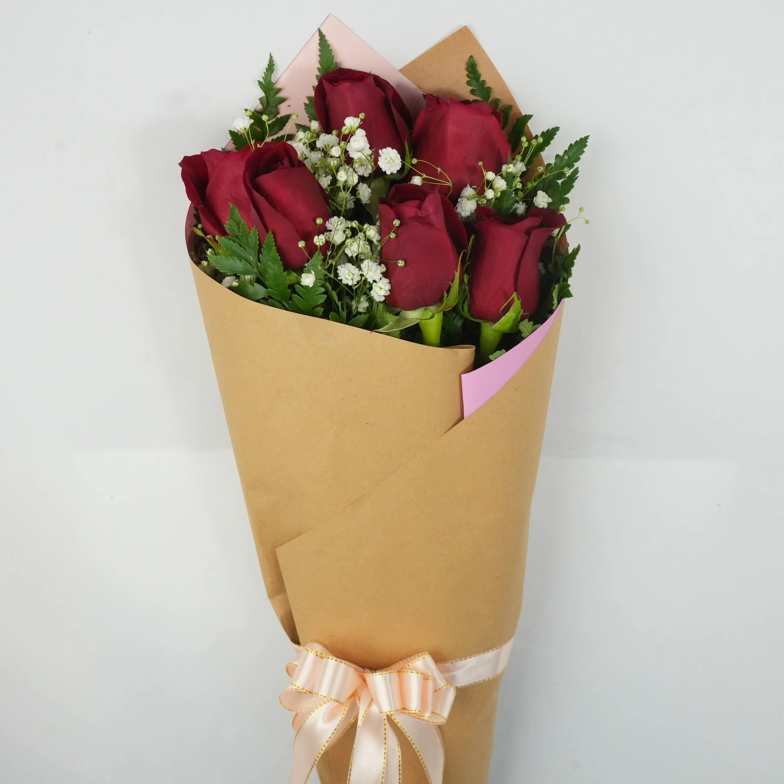 Half Dozen Rose Bouquet