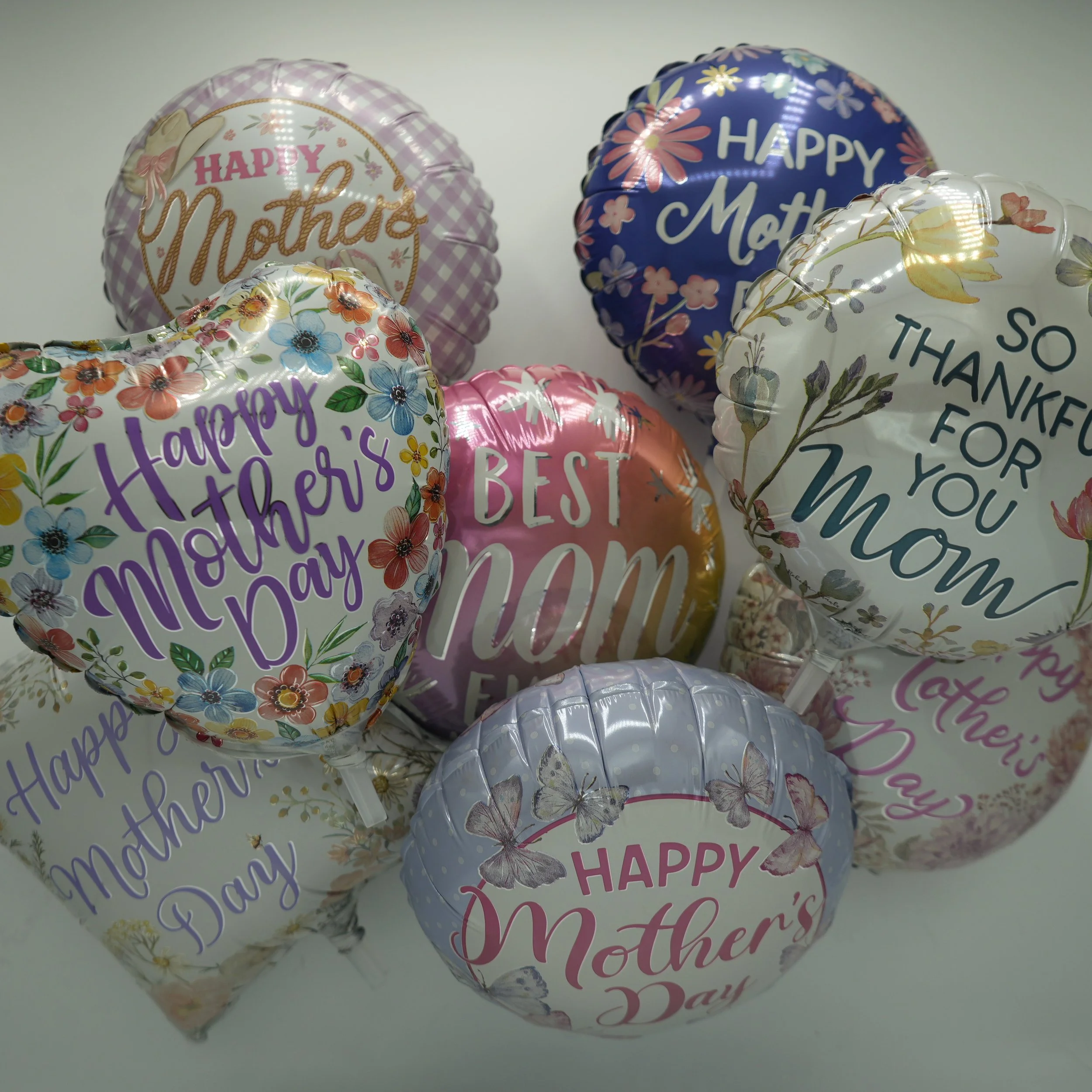 9" Mother's Day Stick Balloon