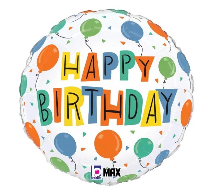 18" Balloon Birthday