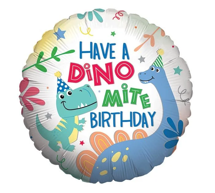 18" Dino Birthday