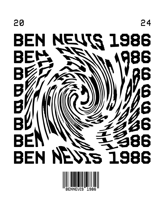 Logo maglietta Ben Nevis Cesenatico estate 2024.