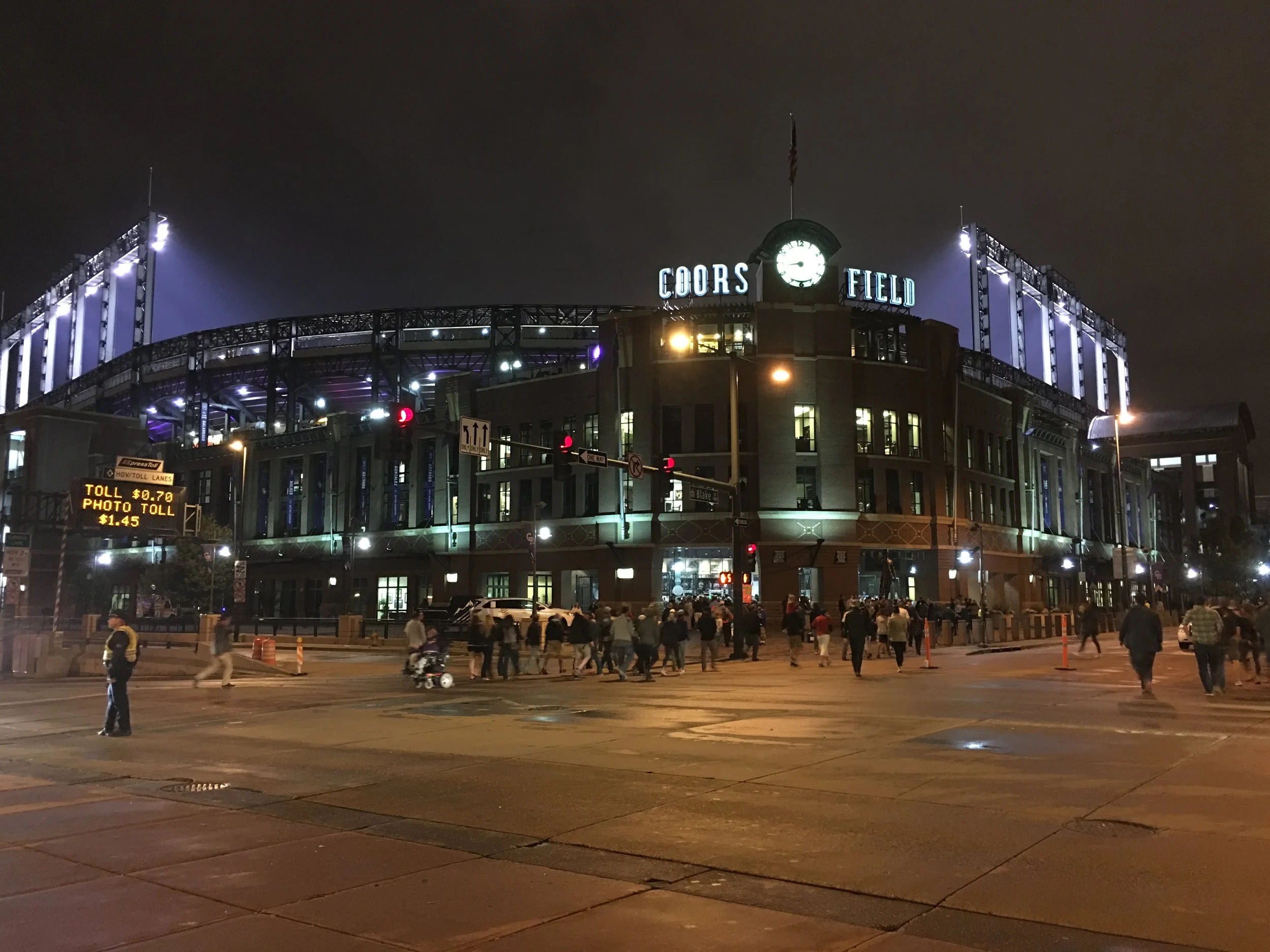 Coors Field at Night
