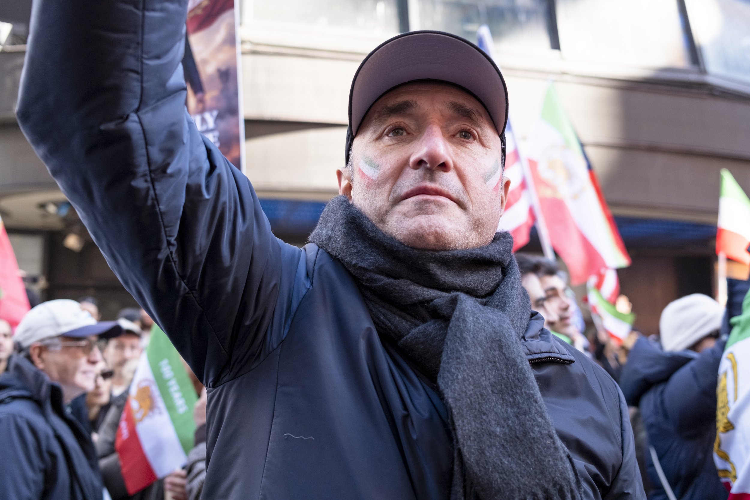 IRANIAN AMERICANS RALLY IN NEW YORK CITY 