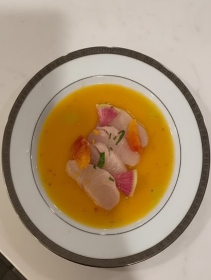 hamachi crudo, blood orange vin.jpeg