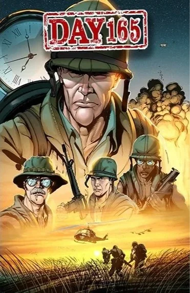 Cover art for Day 165: Unfortunate Sons, a surreal Vietnam war comic by Ken Perry & Rob Nugent