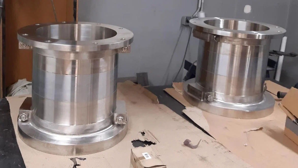 Nye aksel slitehylser til Trælendsfos aggr. 1