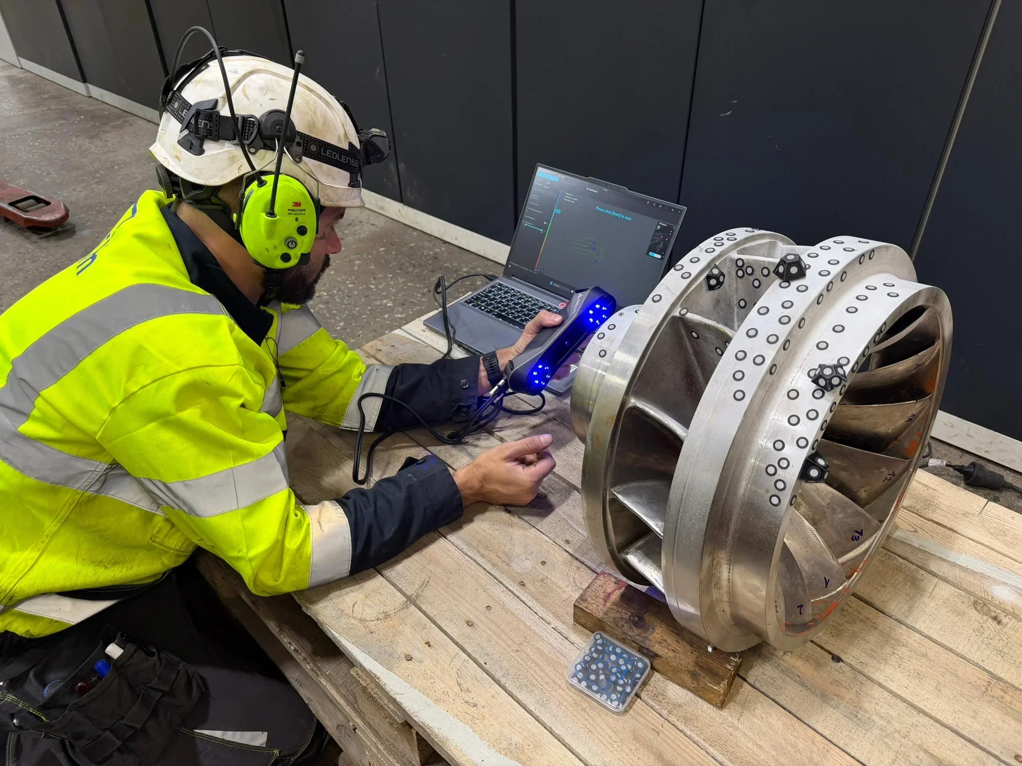 Nye Francis løpehjul til Tredal Kraftverk