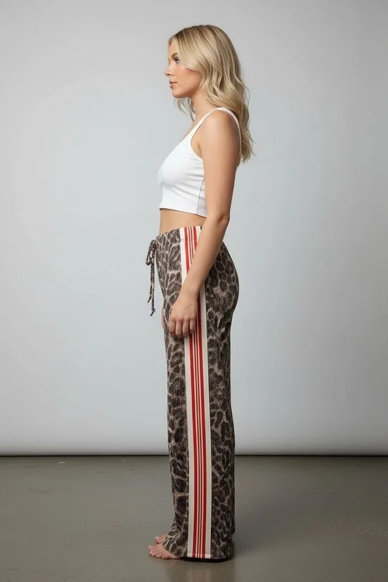 Leopard Pants with Stripe.webp