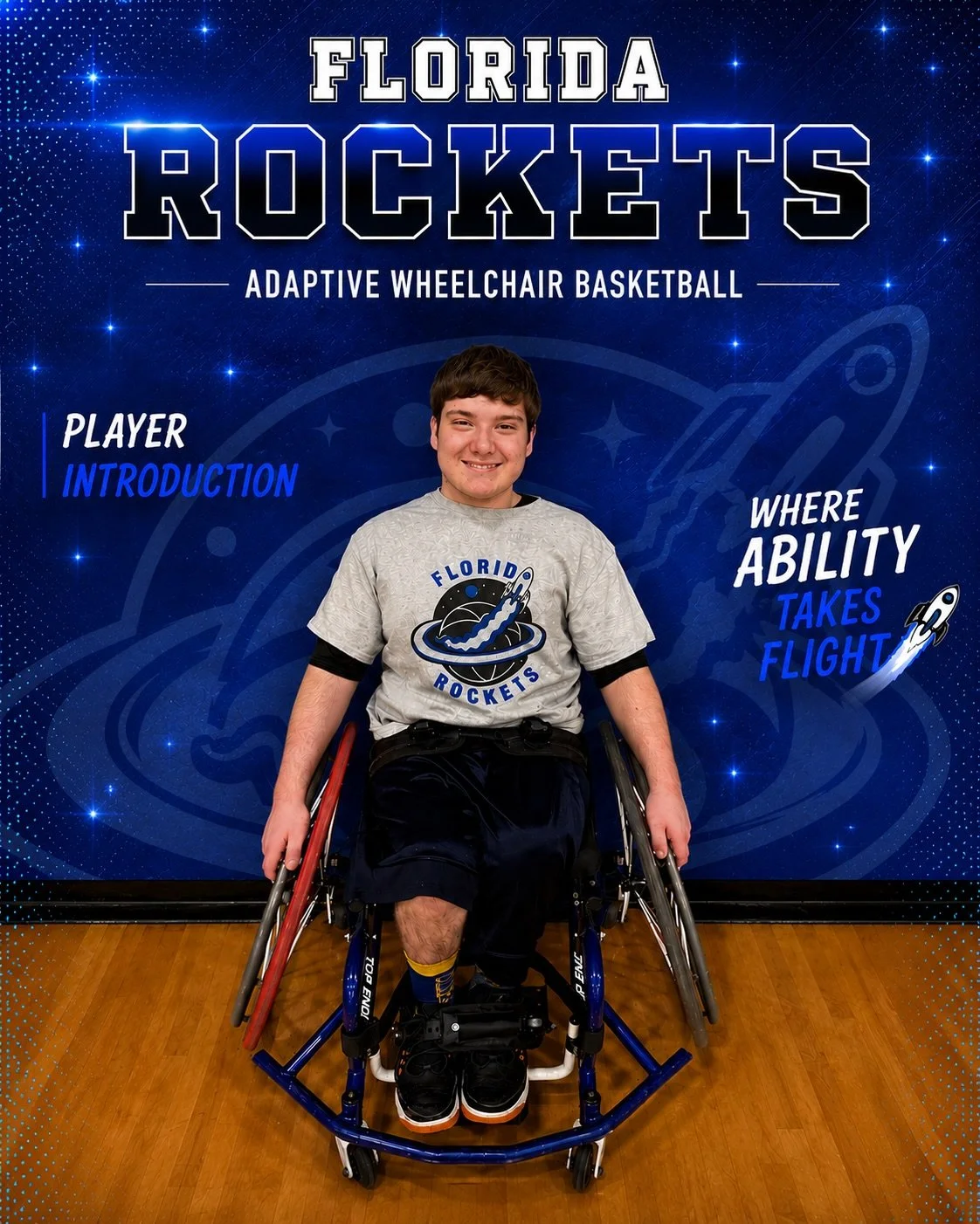 🏀🚀 Meet Gary Dunn from the Florida Rockets!

Gary is 14 years old and wears jersey number 4. On the court, he brings energy, focus, and passion every time he plays.

Off the court, Gary is just as inspiring. He leads Bible study at his school and a