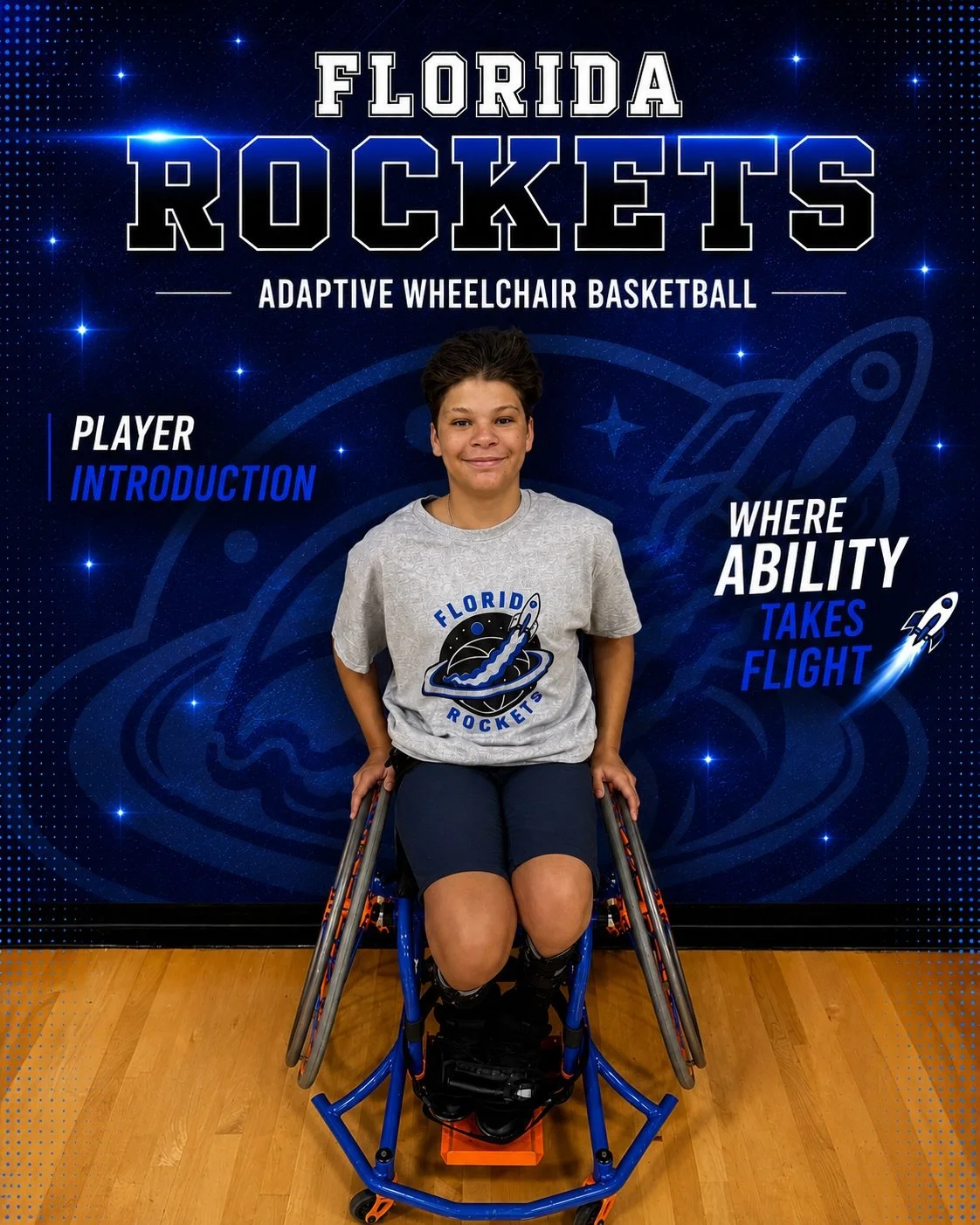 🏀🚀 Meet Grayson from the Florida Rockets!

Grayson is 15 years old and wears jersey number 13. On the court, he brings focus, smart decision-making, and great strategy to the game every time he plays.

Off the court, Grayson enjoys deep sea fishing