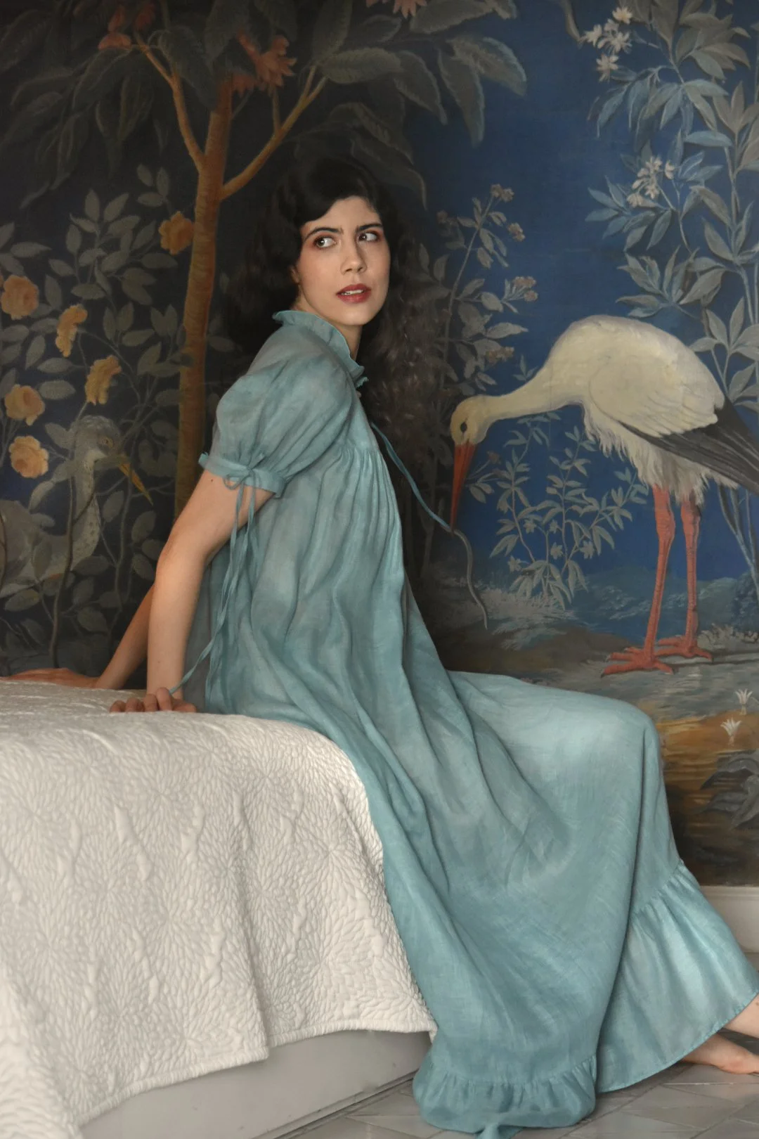 luxe provence linen dress