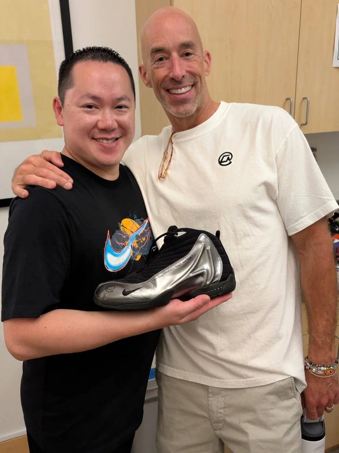 1. MY NAME IS : Micah Provines

2. MY @ IS : @nikefreak2323

3. IT ALL STARTED WHEN: I got an Eastbay catalog in the mail in 1994; I was fascinated by all the product descriptions and the technology within the shoes.  Started mowing a lot of lawns to