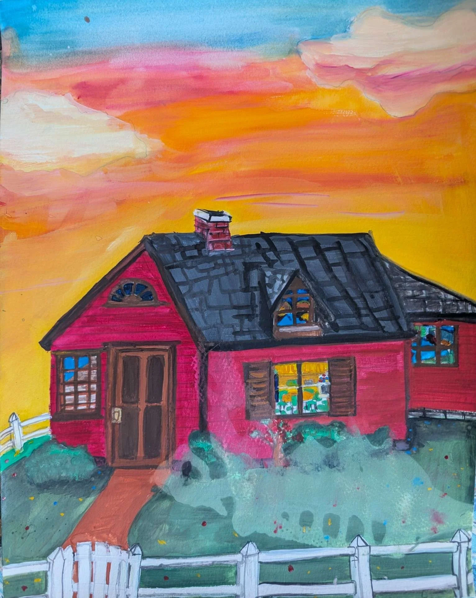 The house