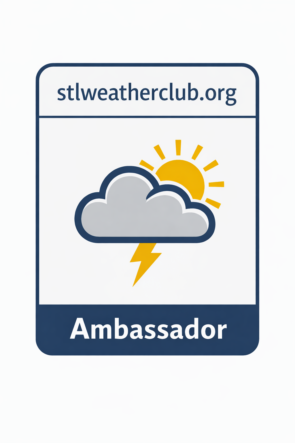 Saint Louis Weather Club Ambassador Logo