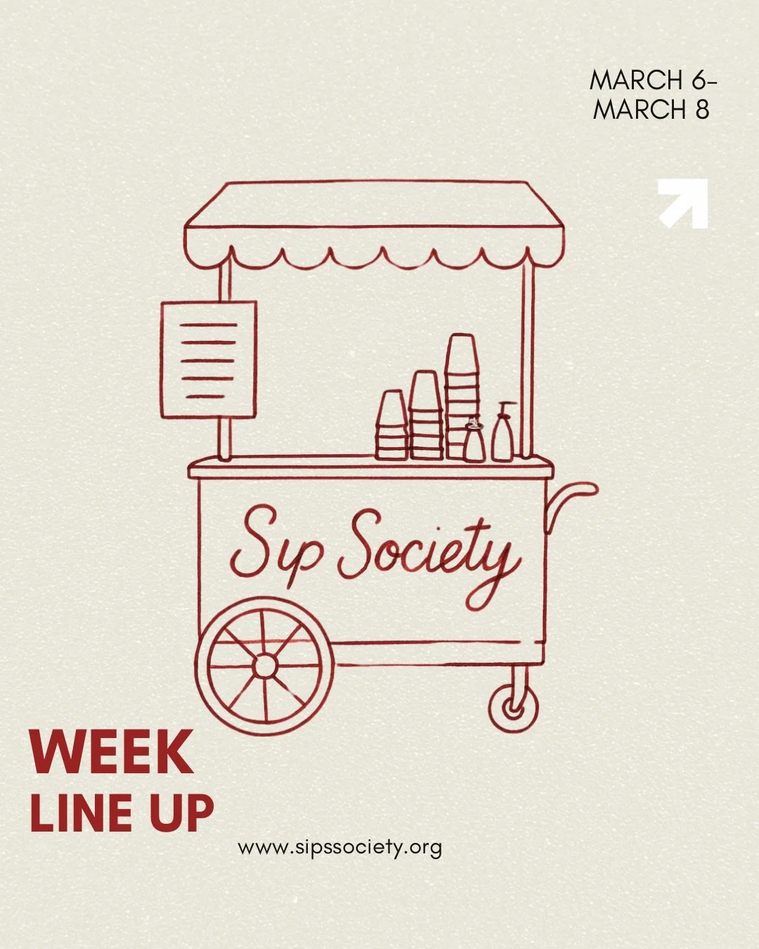 WEEKLY LINE UP- FINALLY OPEN FOR POP UPS 
This week at @puremotionus 📍🤍Come grab your favorite matcha !