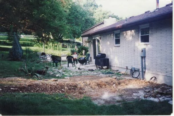 Back living space before build