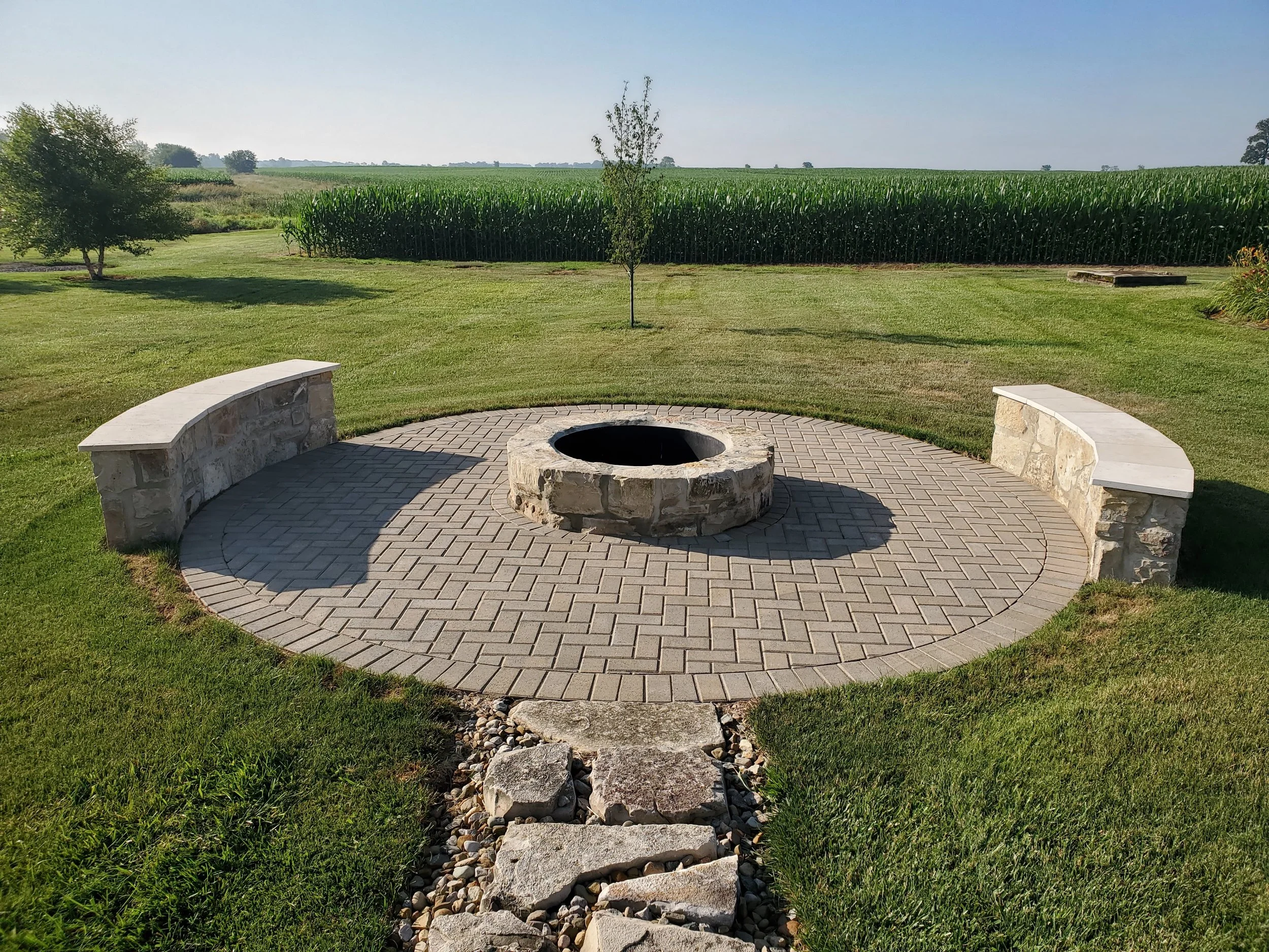 Outdoor Fire Pit / Ring Stone Made