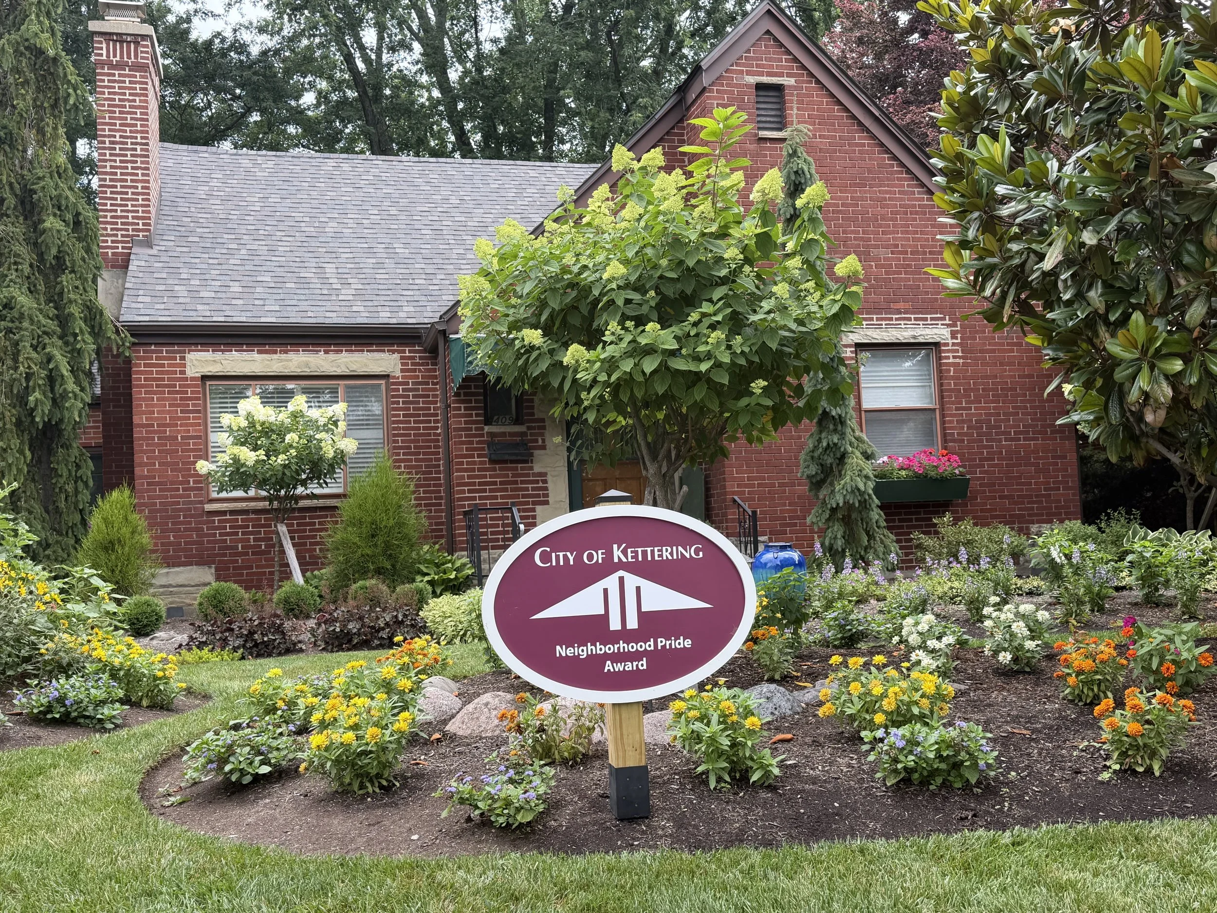 City of Kettering Award Landscaping Grindstone Landscaping & Design Dayton Ohio